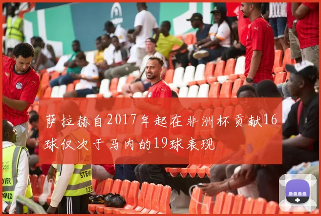 萨拉赫自2017年起在非洲杯贡献16球仅次于马内的19球表现